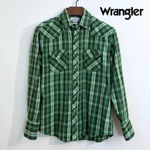 Wrangler Men’s Flannel Pearl Snap Wrancher Shirt